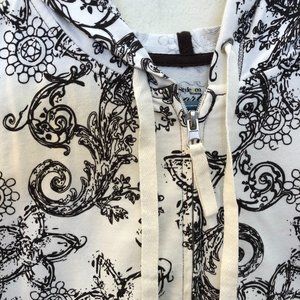 Style & Company Womens Short Sleeve Sweatshirt